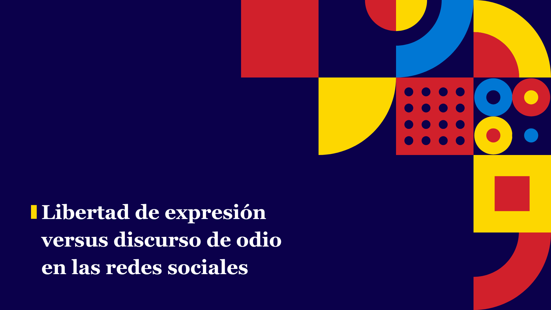 Libertad de expresión versus discurso de odio en las redes